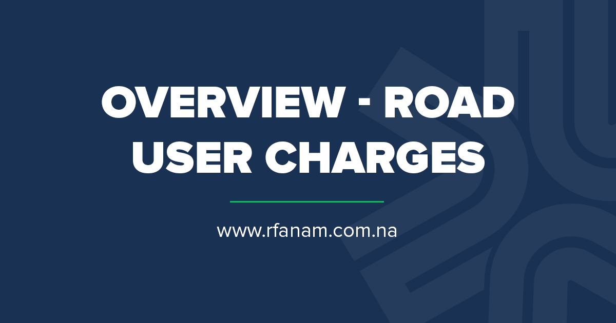 Overview Road User Charges Road Fund Administration